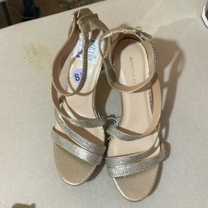 Rose Crystal strappy sandals